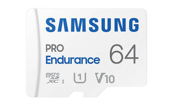 Samsung microSDXC Pro Endurance - Karta pamięci 64 GB Class 10 UHS-I/U1 100/40 MB/s z adapterem - zdjęcie 1