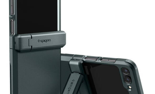 Spigen Tough Armor Pro - Etui do Samsung Galaxy Z Flip 5 (Abyss Green) - zdjęcie 1