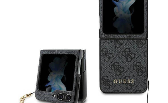 Guess 4G Charms Collection - Etui do Samsung Galaxy Z Flip 5 (szary) - zdjęcie 1