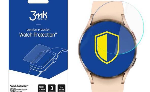 3mk Watch Protection ARC+ - Folia ochronna do Samsung Galaxy Watch 4 40mm (3 szt) - zdjęcie 1