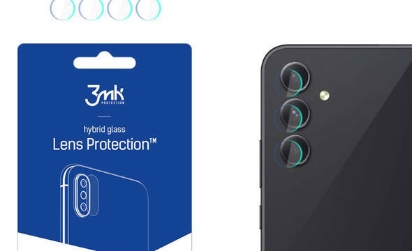 3mk Lens Protection - Szkło na obiektyw aparatu Samsung Galaxy A54 5G (4 zestawy) - zdjęcie 1