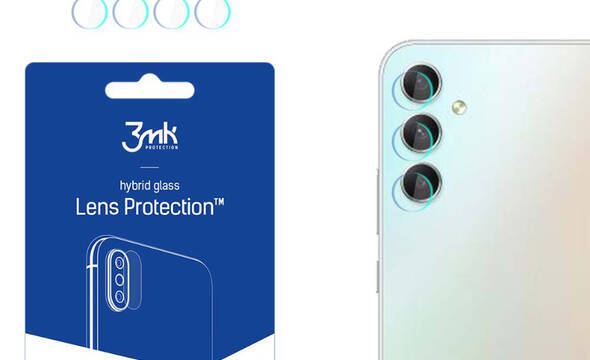 3mk Lens Protection - Szkło na obiektyw aparatu Samsung Galaxy A34 5G (4 zestawy) - zdjęcie 1