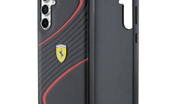Ferrari Twist Metal Logo - Etui Samsung Galaxy S23 FE (czarny) - zdjęcie 1