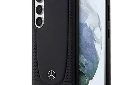 Mercedes Leather Urban Line - Etui Samsung Galaxy S23 FE (czarny) - zdjęcie 1