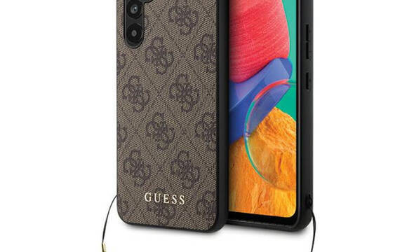 Guess 4G Charms Collection - Etui Samsung Galaxy S23 FE (brązowy) - zdjęcie 1