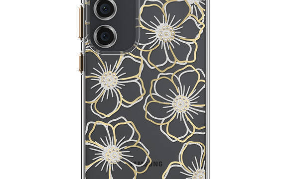 Case-Mate Floral Gems - Etui Samsung Galaxy S24+ (Gold) - zdjęcie 1