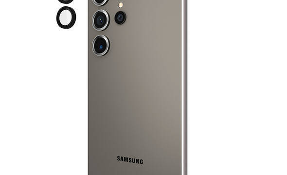 Case-Mate Aluminum Ring Lens Protector - Szkło ochronne na obiektyw aparatu Samsung Galaxy S24 Ultra (Black) - zdjęcie 1