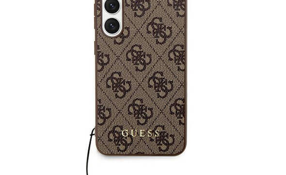 Guess 4G Charms Collection - Etui Samsung Galaxy S24 Ultra (brązowy) - zdjęcie 1