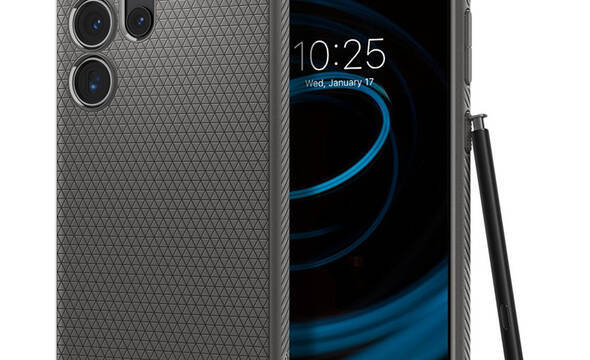Spigen Liquid Air - Etui do Samsung Galaxy S24 Ultra (Granite Grey) - zdjęcie 1