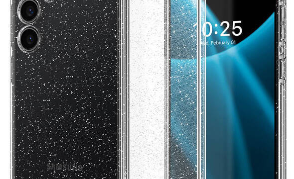 Spigen Liquid Crystal Glitter - Etui do Samsung Galaxy S24 (Przezroczysty) - zdjęcie 1