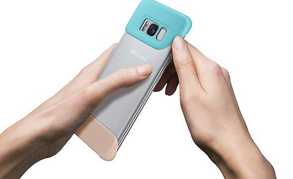 Samsung 2 Piece Cover - Etui Samsung Galaxy S8 (miętowy/brązowy) - zdjęcie 5