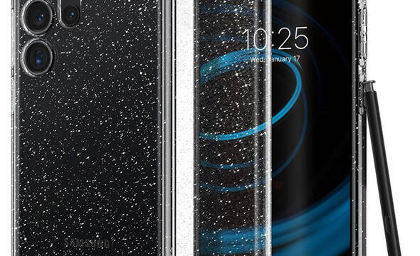 Spigen Liquid Crystal Glitter - Etui do Samsung Galaxy S24 Ultra (Przezroczysty) - zdjęcie 1