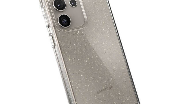 Speck Presidio Lux Glitter - Etui Samsung Galaxy S24 Ultra (Clear / Gold Glitter) - zdjęcie 1
