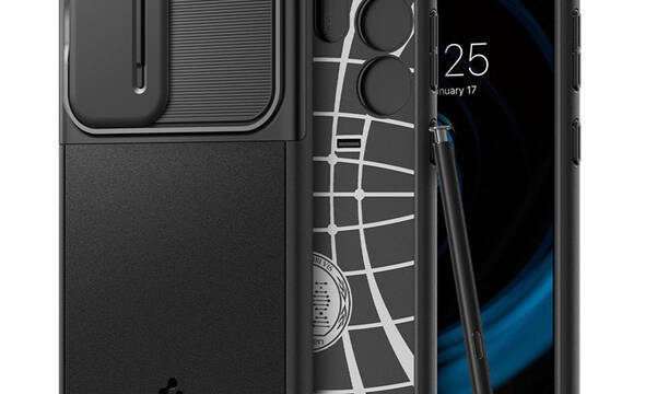 Spigen Optik Armor - Etui do Samsung Galaxy S24 Ultra (Czarny) - zdjęcie 1