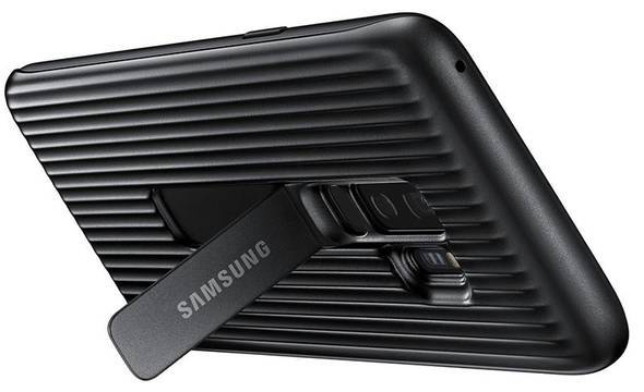 Samsung Protective Standing Cover - Etui Samsung Galaxy S9+ z podstawką (czarny) - zdjęcie 5