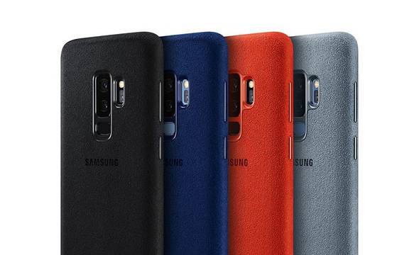 Samsung Alcantara Cover - Etui Samsung Galaxy S9+ (czerwony) - zdjęcie 6