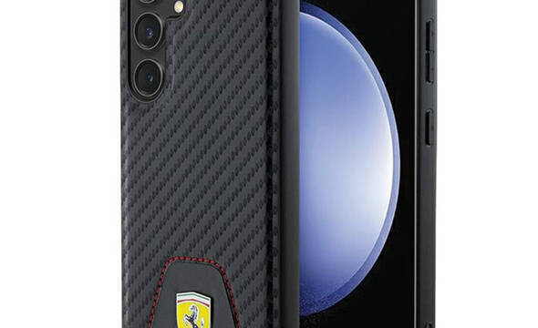 Ferrari Carbon Stitched Bottom - Etui Samsung Galaxy S24 (czarny) - zdjęcie 1