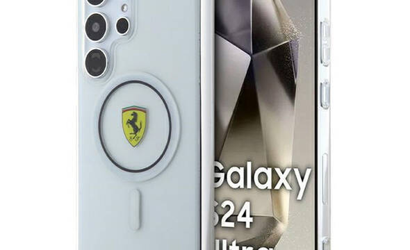 Ferrari IML Transp Inner Circle Line MagSafe - Etui Samsung Galaxy S24 Ultra (przezroczysty) - zdjęcie 1