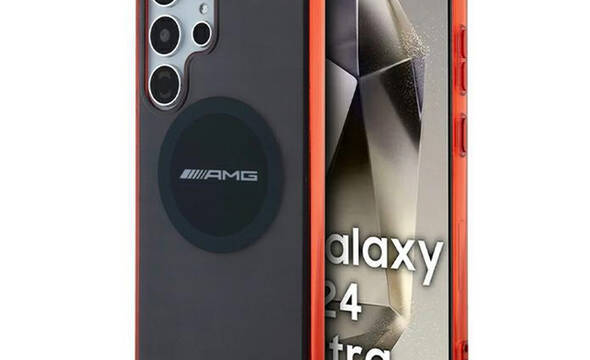 AMG Transparent Bicolor MagSafe - Etui Samsung Galaxy S24 Ultra (czarny) - zdjęcie 1