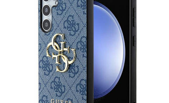 Guess 4G Big Metal Logo - Etui Samsung Galaxy S24+ (niebieski) - zdjęcie 1