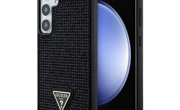 Guess Rhinestone Triangle - Etui Samsung Galaxy S24+ (czarny) - zdjęcie 1