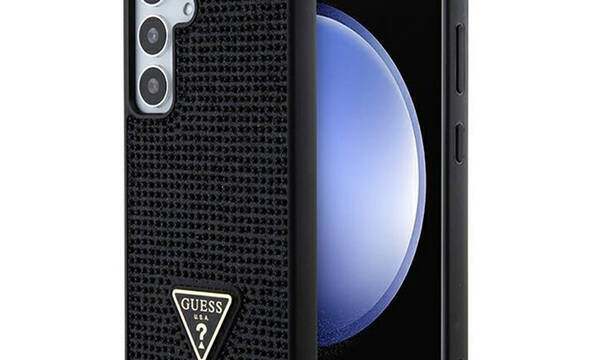 Guess Rhinestone Triangle - Etui Samsung Galaxy S24 (czarny) - zdjęcie 1