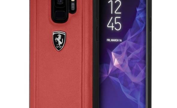 Ferrari Heritage Portofino Case - Skórzane etui Samsung Galaxy S9 (czerwony) - zdjęcie 1