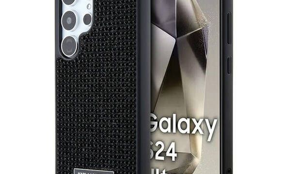 Karl Lagerfeld Rhinestone Metal Logo - Etui Samsung Galaxy S24 Ultra (czarny) - zdjęcie 1