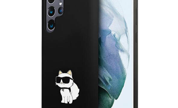 Karl Lagerfeld Silicone Choupette - Etui Samsung Galaxy S24 Ultra (czarny) - zdjęcie 1