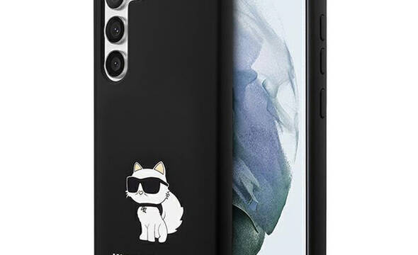 Karl Lagerfeld Silicone Choupette - Etui Samsung Galaxy S24+ (czarny) - zdjęcie 1