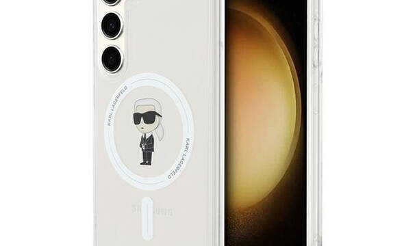 Karl Lagerfeld IML Ikonik MagSafe - Etui Samsung Galaxy S23 (przezroczysty) - zdjęcie 1
