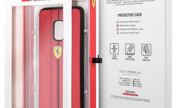 Ferrari Urban Hardcase - Etui Samsung Galaxy S9 (czerwony) - zdjęcie 5