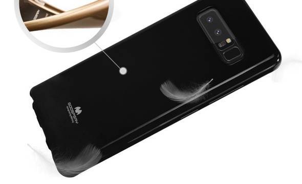 Mercury Transparent Jelly - Etui Samsung Galaxy Note 8 (2017) (czarny/przezroczysty) - zdjęcie 3