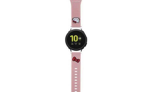 Hello Kitty Silicone Kitty Head - Pasek uniwersalny do smartwatcha 20 mm (różowy) - zdjęcie 1