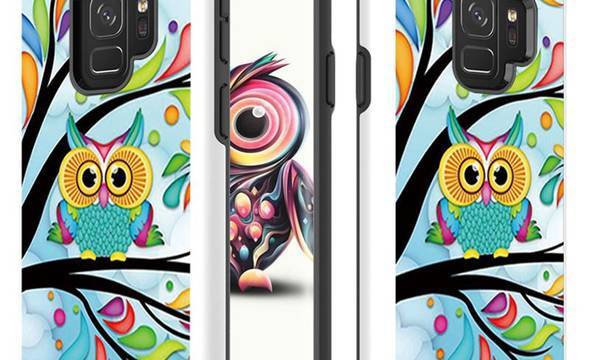 Zizo Sleek Hybrid Design Cover - Etui Samsung Galaxy S9 (Owl) - zdjęcie 1