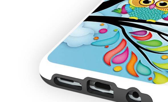 Zizo Sleek Hybrid Design Cover - Etui Samsung Galaxy S9 (Owl) - zdjęcie 4