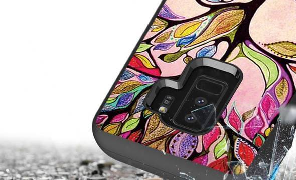 Zizo Sleek Hybrid Design Cover - Etui Samsung Galaxy S9+ (Colorful Tree) - zdjęcie 3