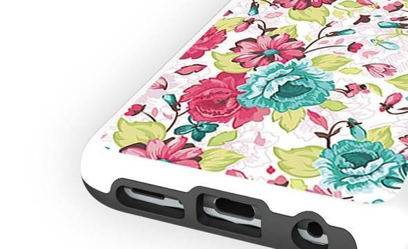 Zizo Sleek Hybrid Design Cover - Etui Samsung Galaxy S9+ (Flowers) - zdjęcie 4