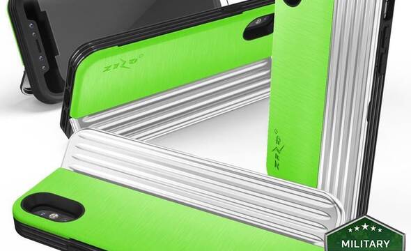 Zizo Retro Series - Etui iPhone Xs / X z kieszeni - zdjęcie 1