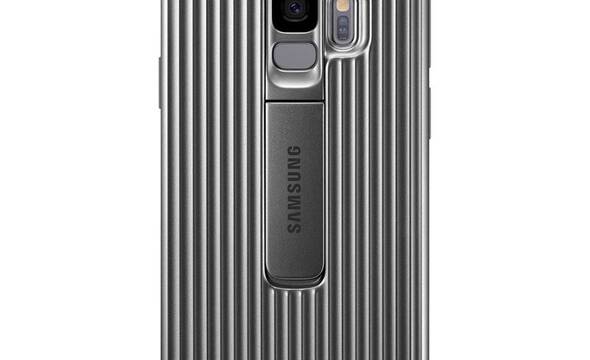 Samsung Protective Standing Cover - Etui Samsung Galaxy S9 z podstawkš (srebrny) - zdjęcie 1