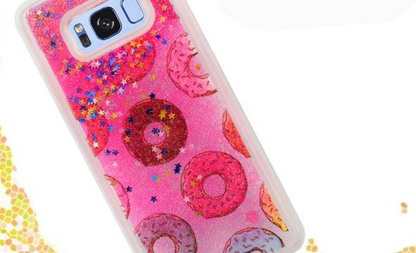 Zizo Liquid Glitter Star Case - Etui Samsung Galaxy S8 (Donuts) - zdjęcie 3