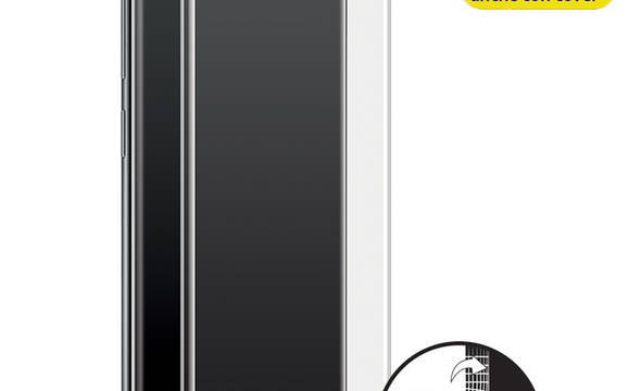 PURO Premium Full Edge Tempered Glass Case Friendly - Szkło ochronne hartowane na ekran Samsung Galaxy S9+ (czarna ramka) - zdjęcie 1