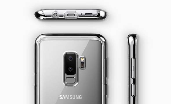 Caseology Skyfall Case - Etui Samsung Galaxy S9+ (Silver) - zdjęcie 6