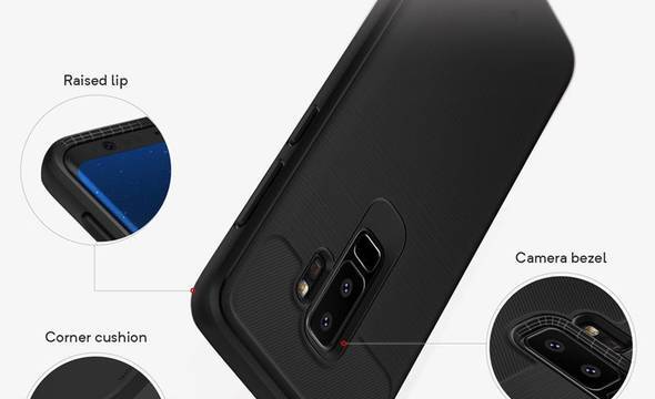 Caseology Vault Case - Etui Samsung Galaxy S9+ (Black) - zdjęcie 4