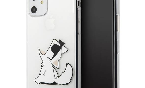 Karl Lagerfeld Choupette Fun Sunglasses - Etui iPhone 11 (przezroczysty) - zdjęcie 1