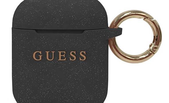 Guess Silicone Case - Etui AirPods (Black) - zdjęcie 1