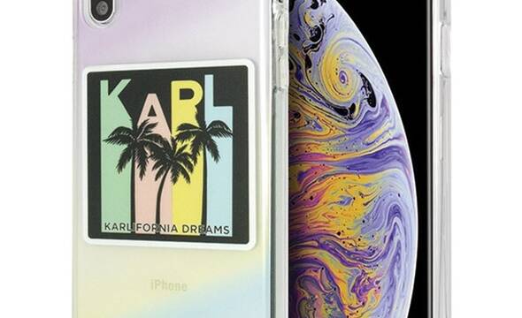 Karl Lagerfeld Kalifornia Dreams Palms - Etui iPhone Xs Max - zdjęcie 1