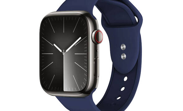 Crong Liquid - Pasek do Apple Watch 44/45/46/49 mm (granatowy) - zdjęcie 1