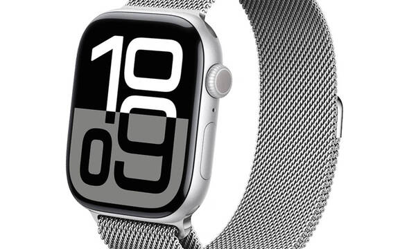 Crong Milano Steel - Pasek ze stali nierdzewnej do Apple Watch 38/40/41/42 mm (srebrny) - zdjęcie 1