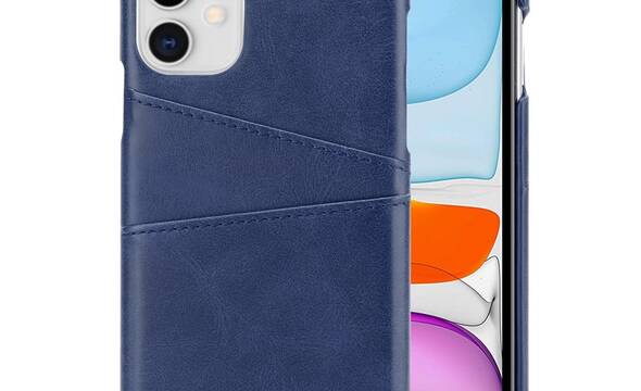 Crong Neat Cover - Etui iPhone 11 Pro z kieszeniami (niebieski) - zdjęcie 1